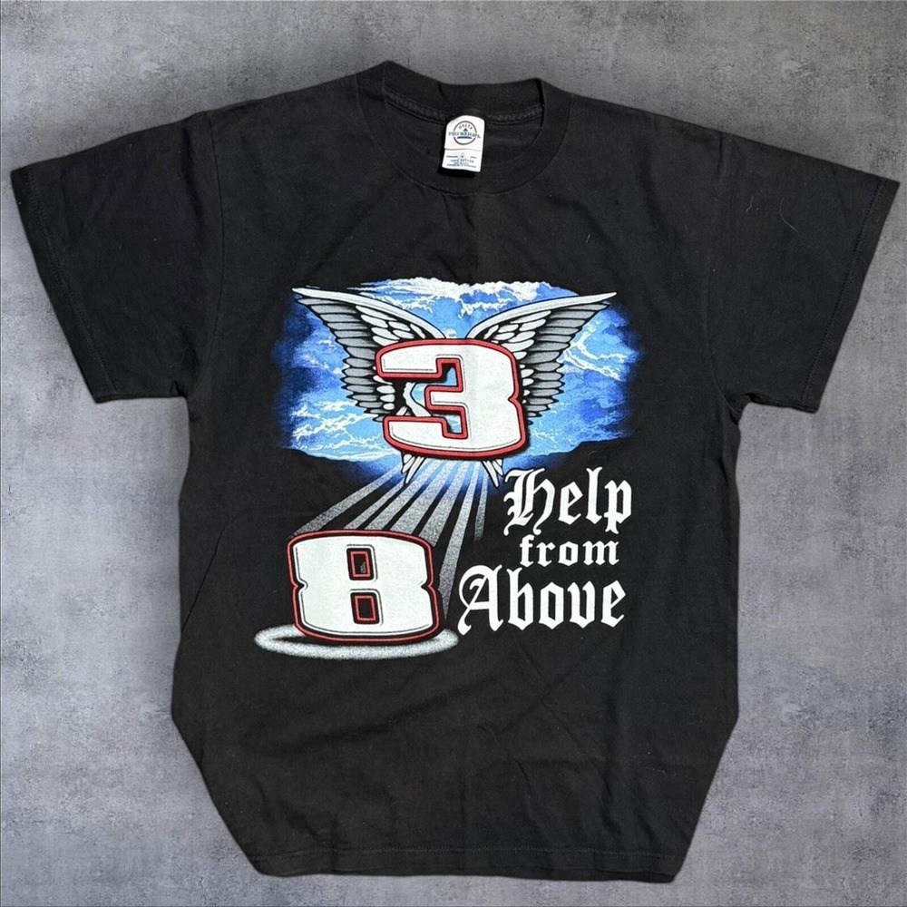 Y2K nascar Dale Earnhardt‎ memorial shirt black medium